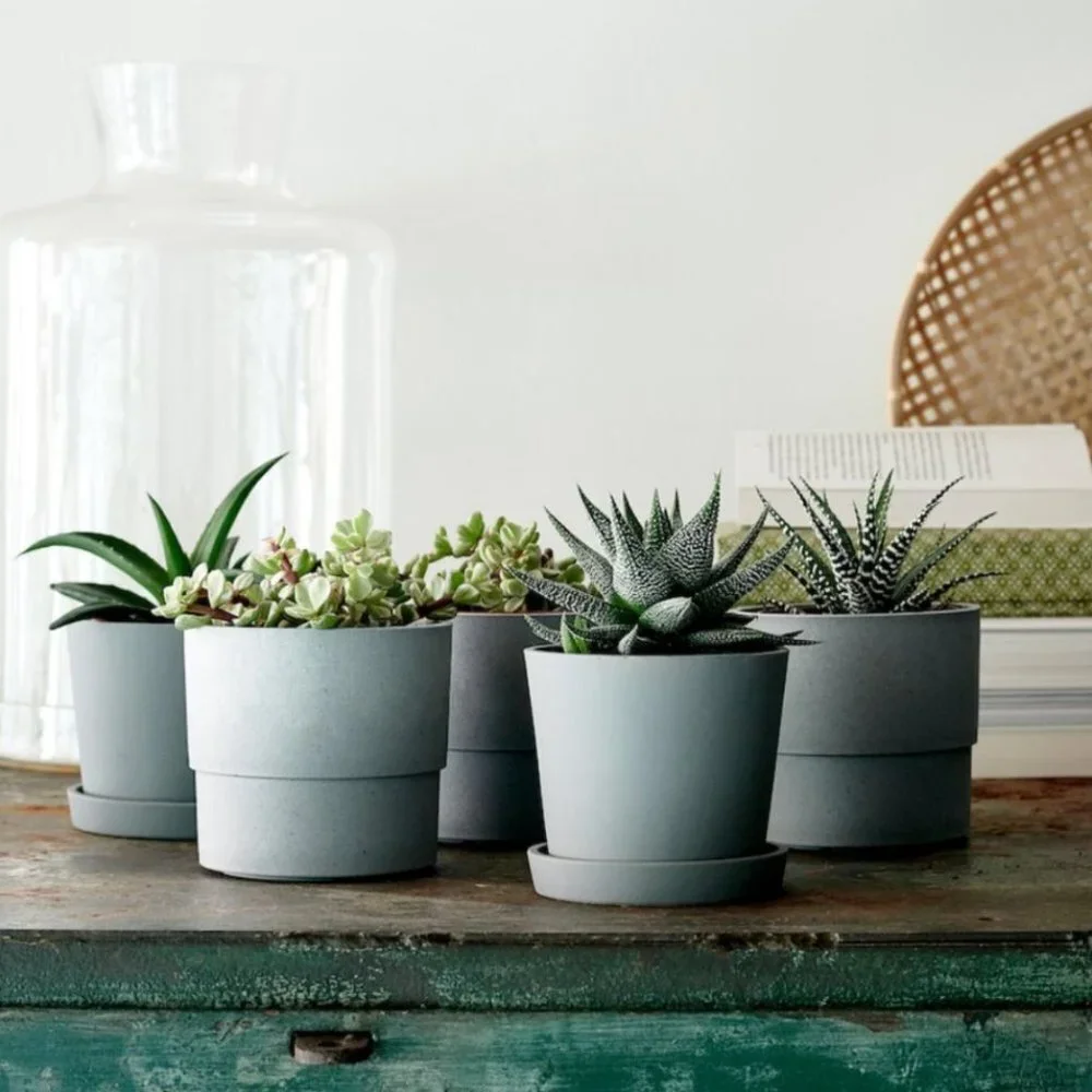 Ikea Nypon Gray Plant Pot